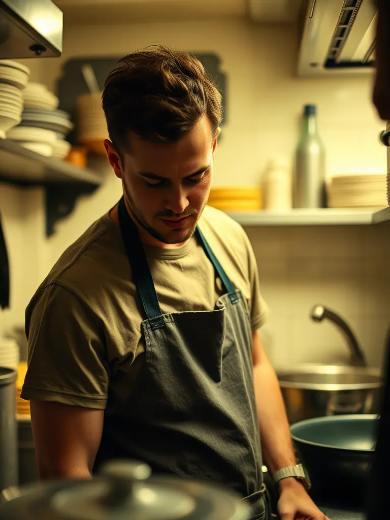Retrato de Segundo nombre, cocina